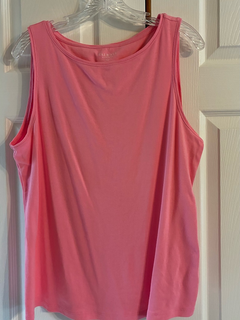 Talbots Pink Scoop Neck Tank Top